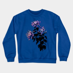 Kiku: horimono tattoo inspired timeless design Crewneck Sweatshirt